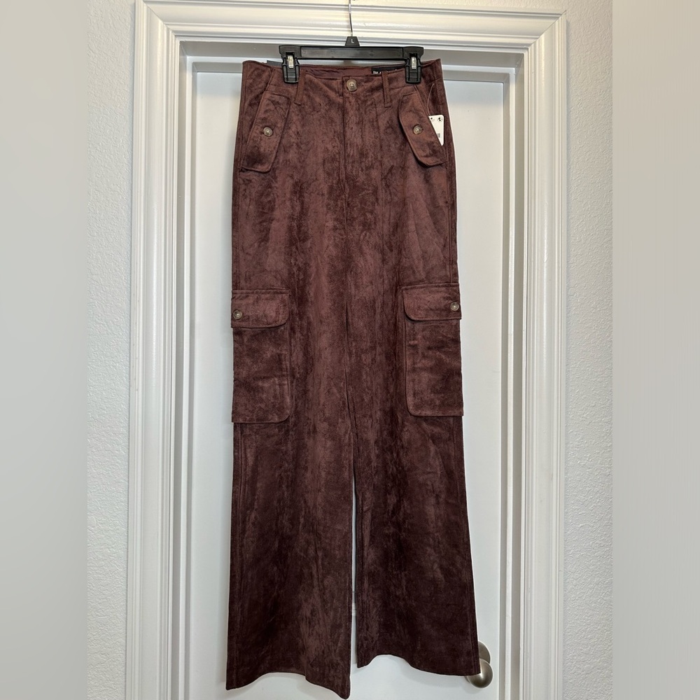 New FRANKLIN IN ZINFANDEL PANTs size 26 Blacknyc and Free People collab. - Picture 2 of 8